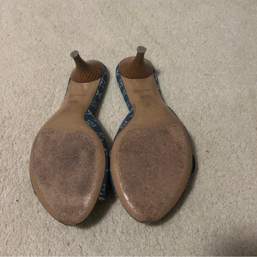 COPY - Authentic Louis Vuitton Freesia Open Toe Mule EU 36.5 US 6 - Picture 3 of 3